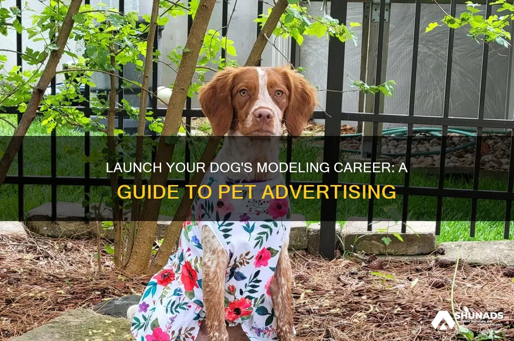 how do i get my dog into advertising