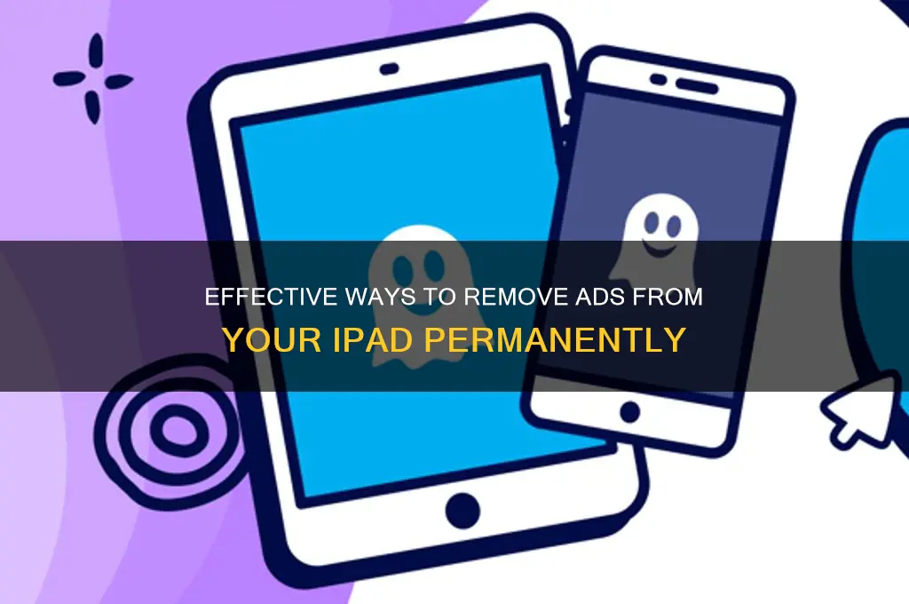 how do i get rid of advertisements on my ipad