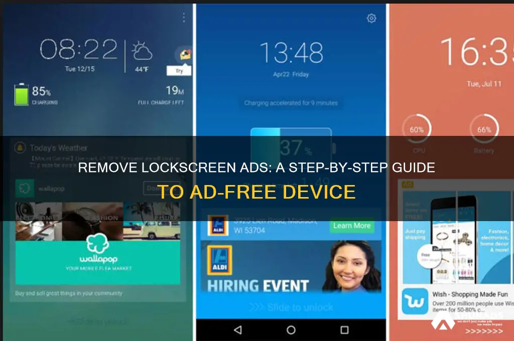 how do i get rid of advertising on my lockscreen