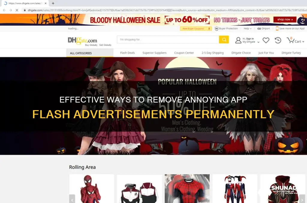 how do i get rid of the app flash advertisement