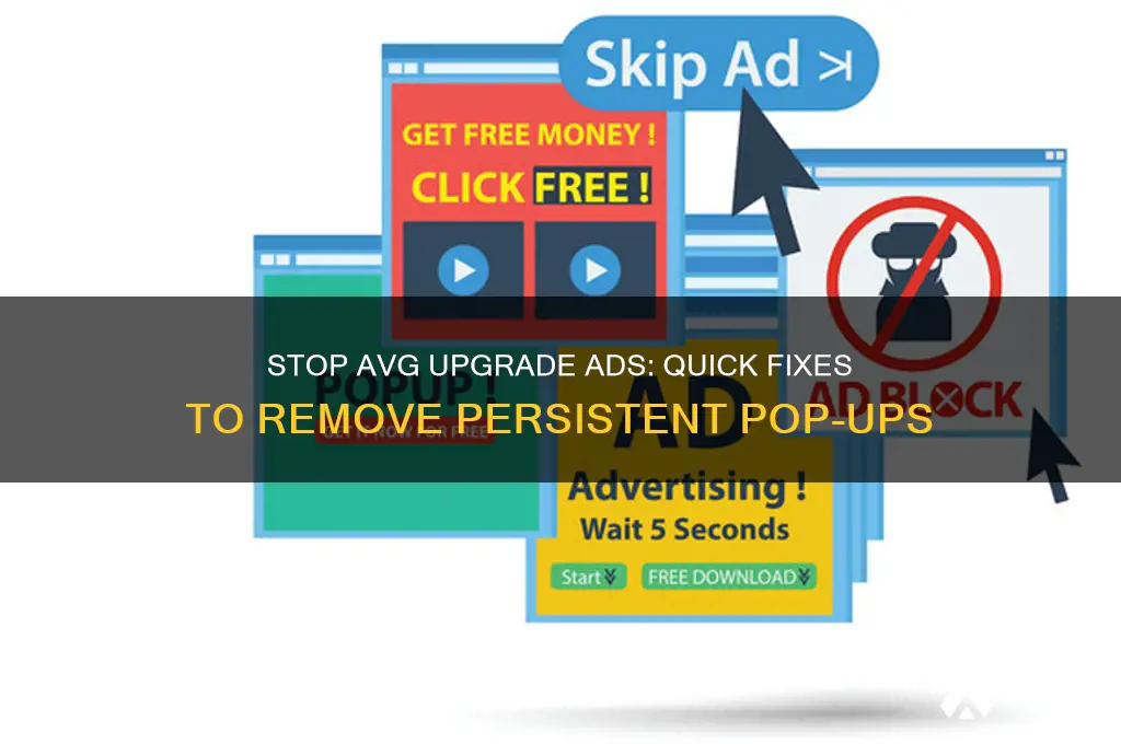 how do i get rid of the avg upgrade advertisement
