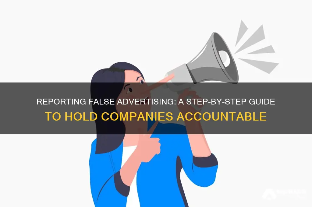 how do i report a company for false advertising