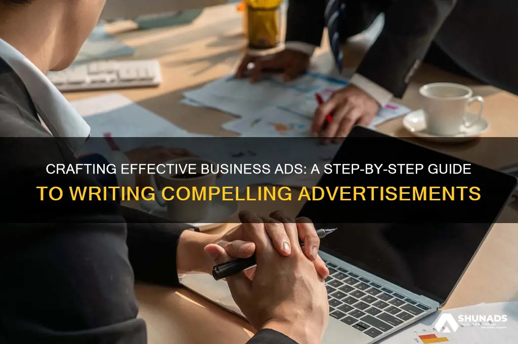 how do i write a business advertisement