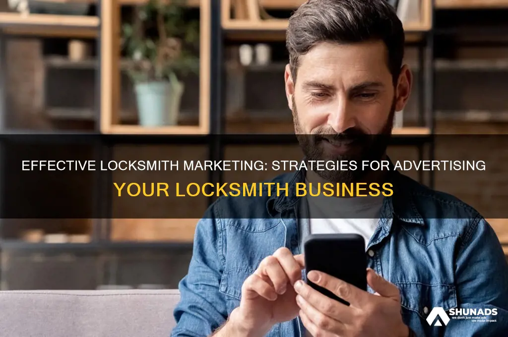 how do locksmith companies advertise