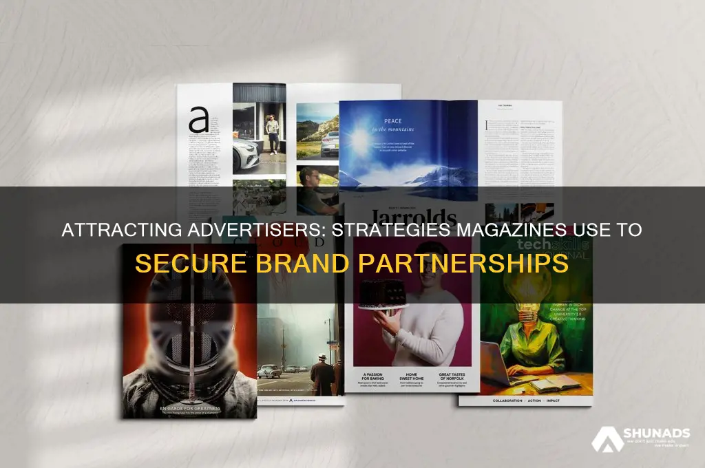 how do magazines get advertisers
