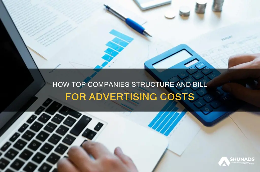 how do major companies bill for advertising