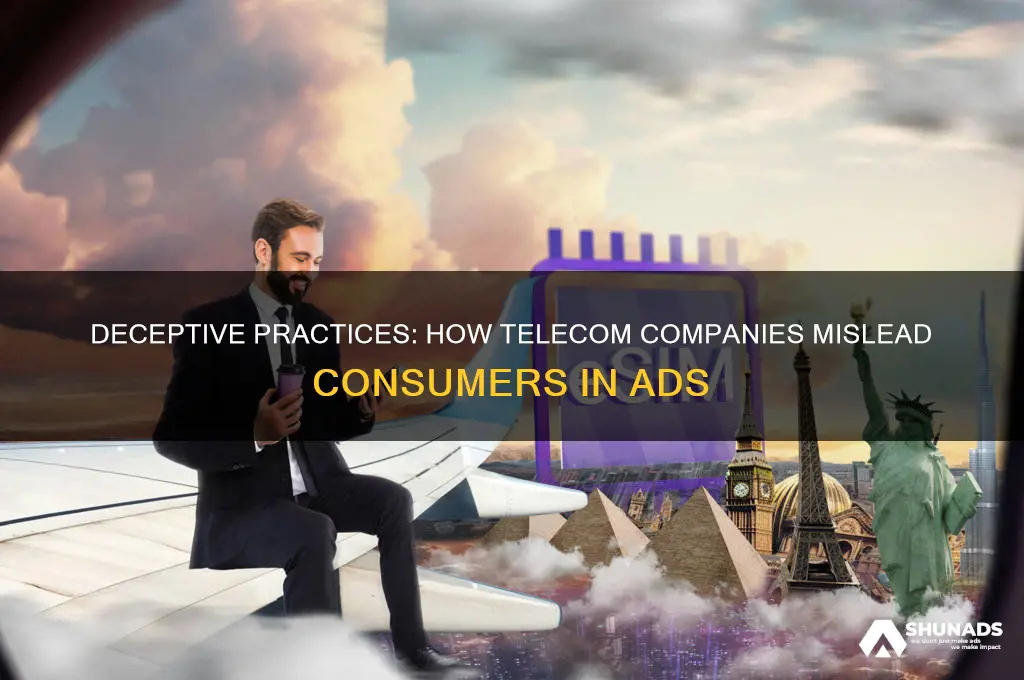 how do telecommunication companies fasley advertise