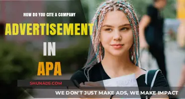Citing Company Advertisements in APA: A Step-by-Step Guide