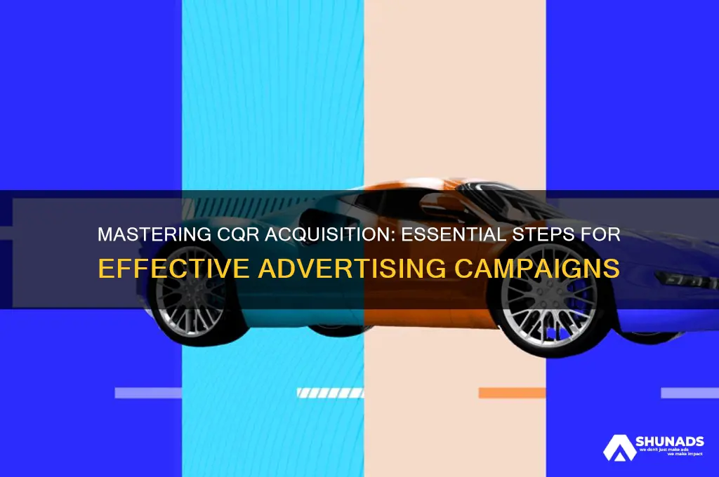 how do you get a cqr for advertising