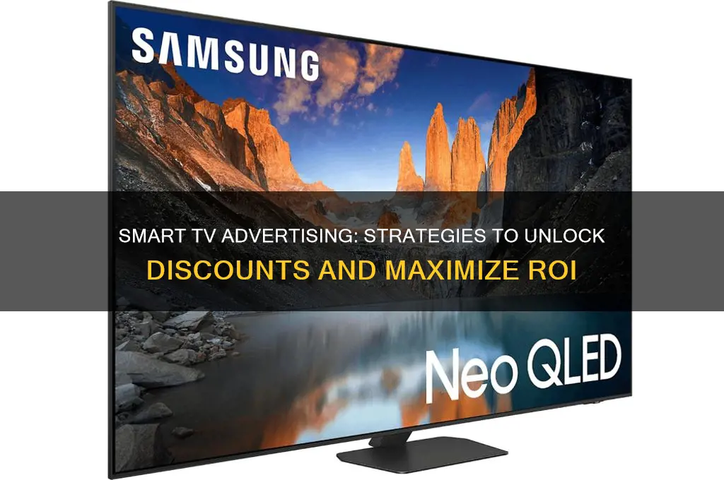 how do you get discounts while advertising on televisions