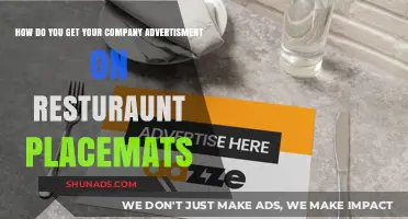 Boost Your Brand: A Guide to Advertising on Restaurant Placemats