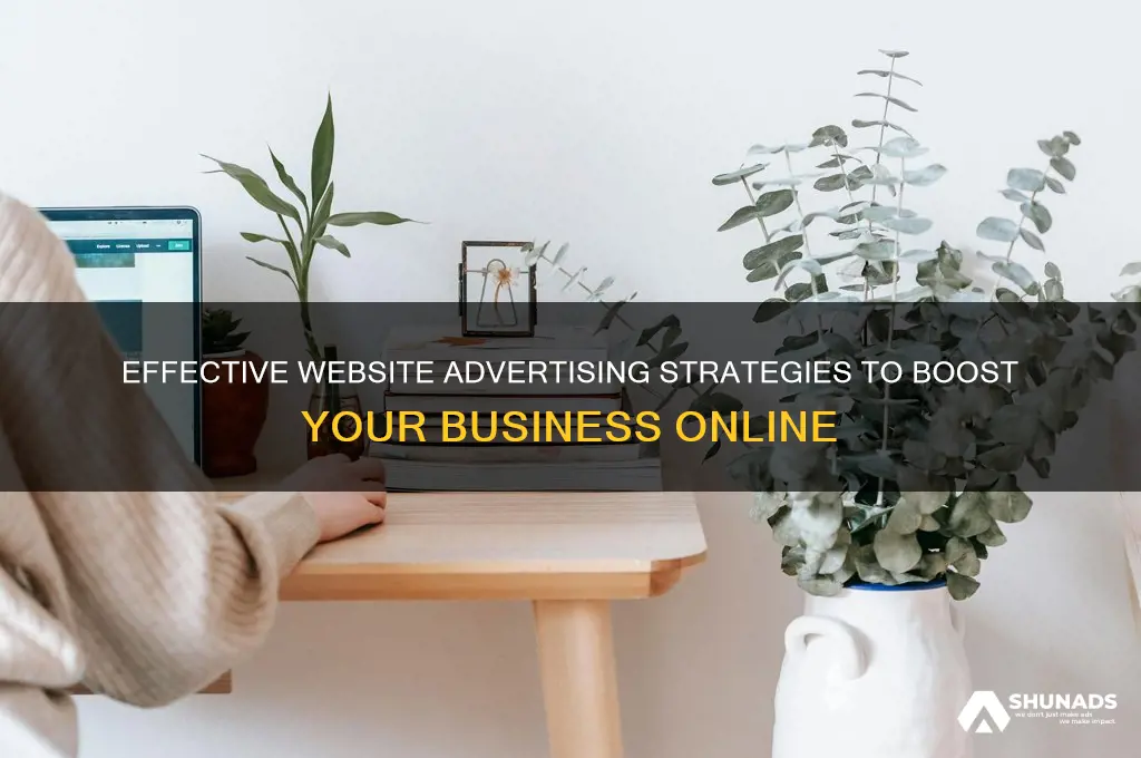 how do your website advertise business