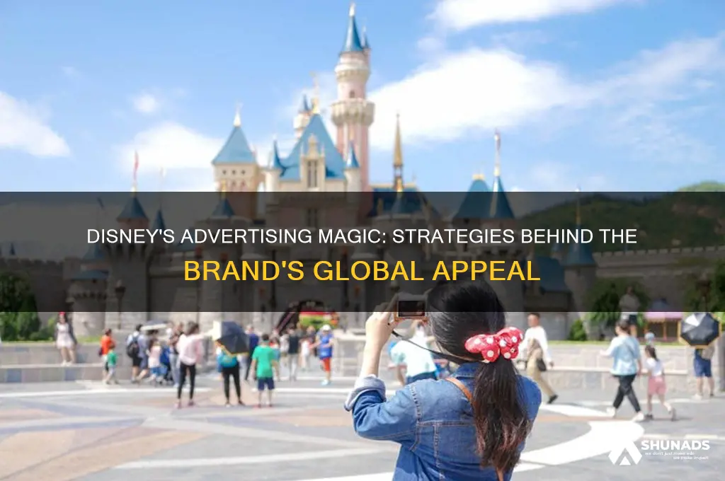 how does disney use advertising