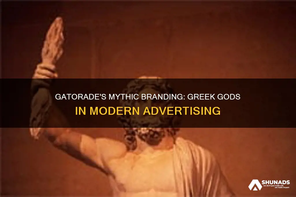 how does gatorade use greek mythology in advertising