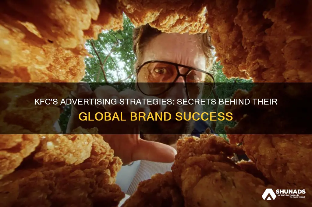 how does kfc use advertising