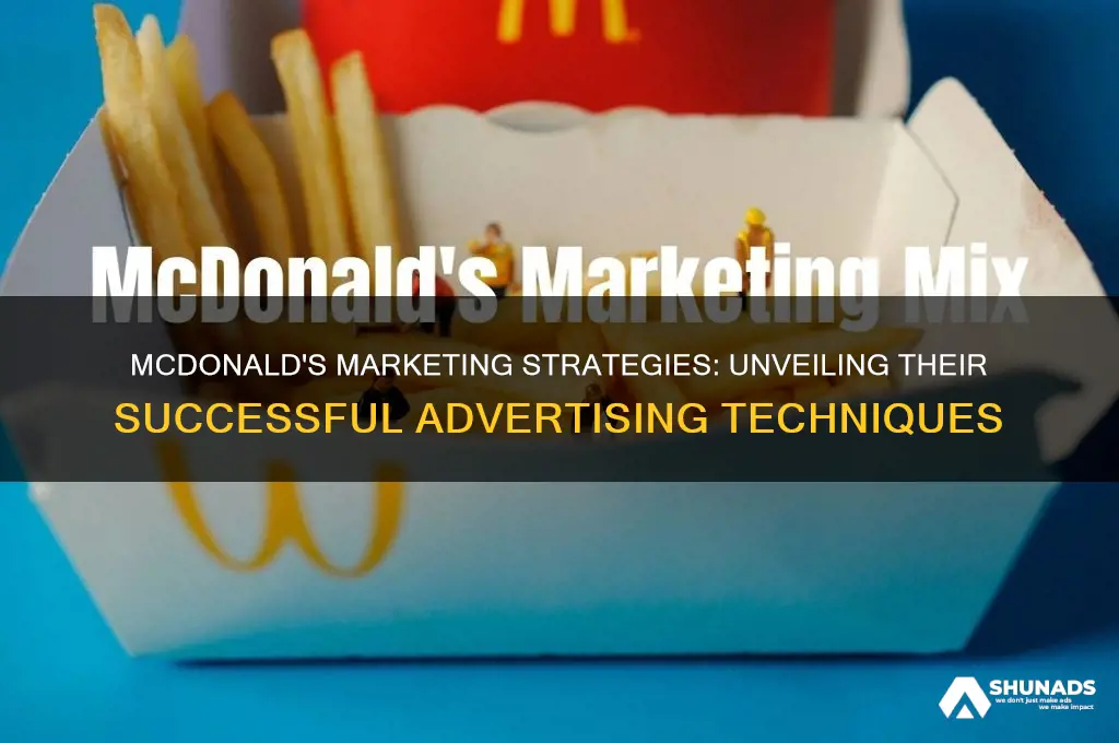 how does mcdonalds advertise their business