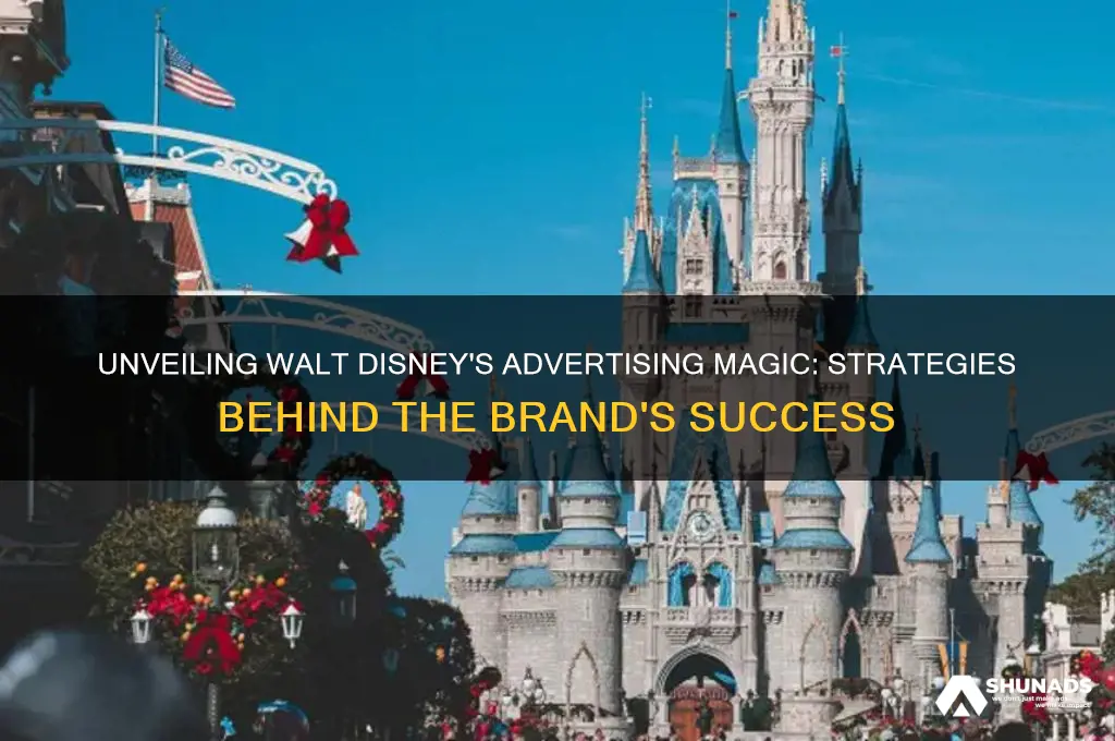 how does the walt disney company advertise