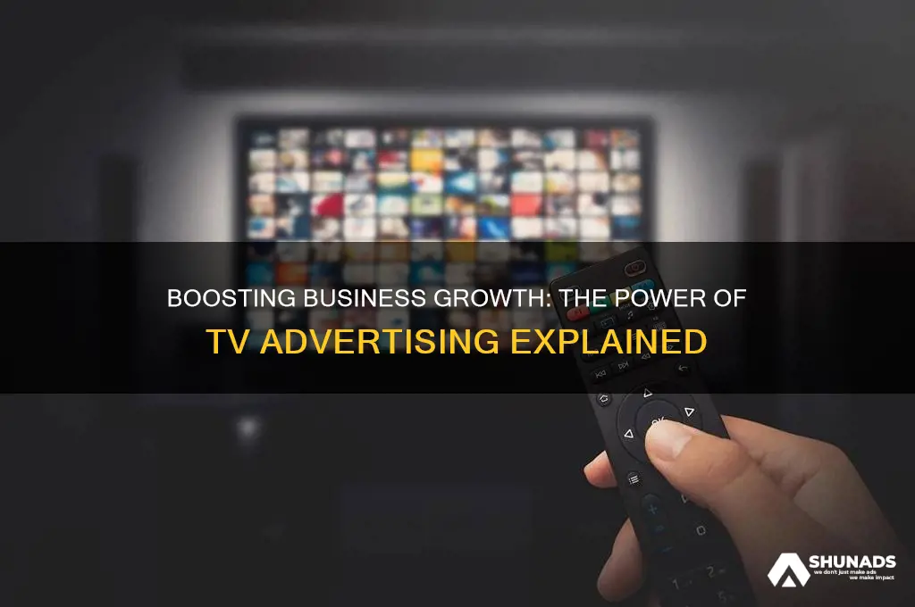 how does tv advertising help a business