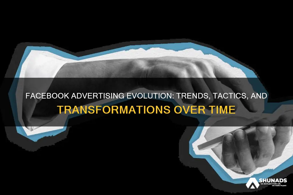 how has advertising on facebook changed overtime