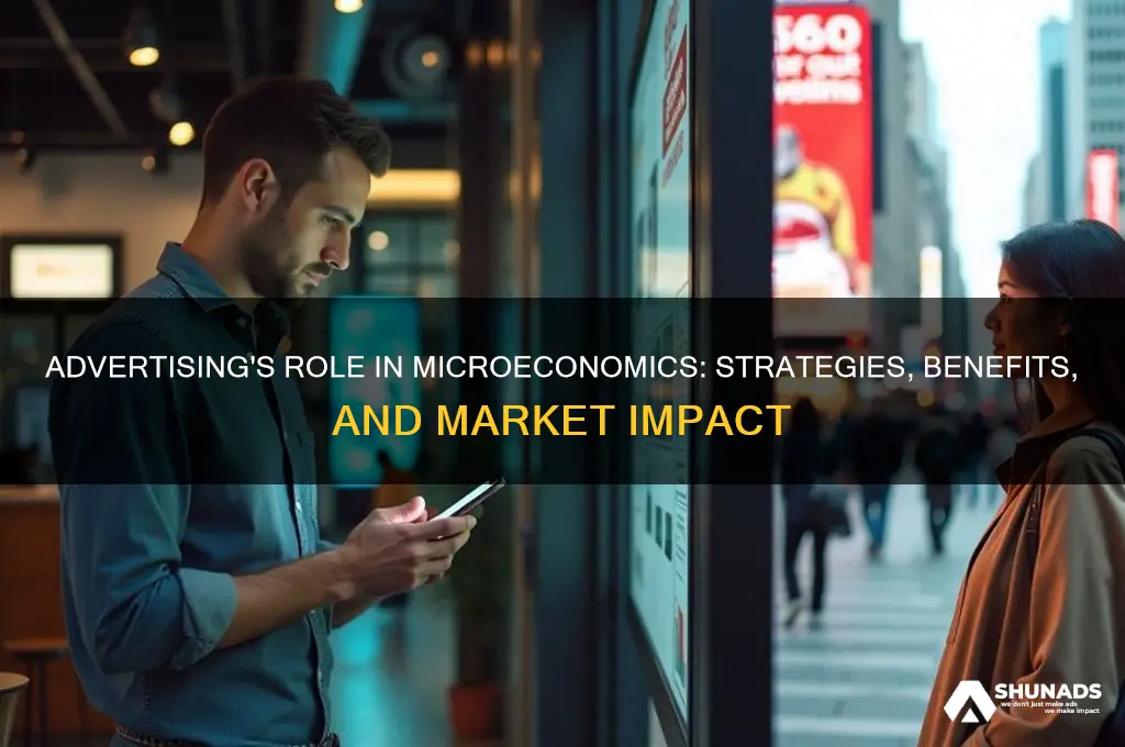 how is advertising used within microeconomics what are its benefits