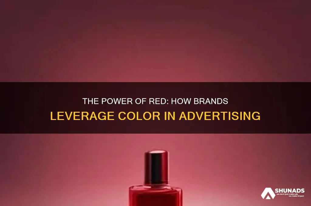 how is red used in advertising
