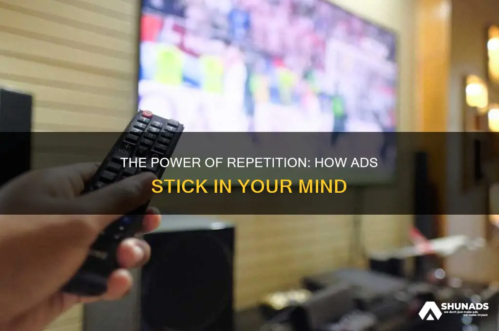how is repetition used in advertising