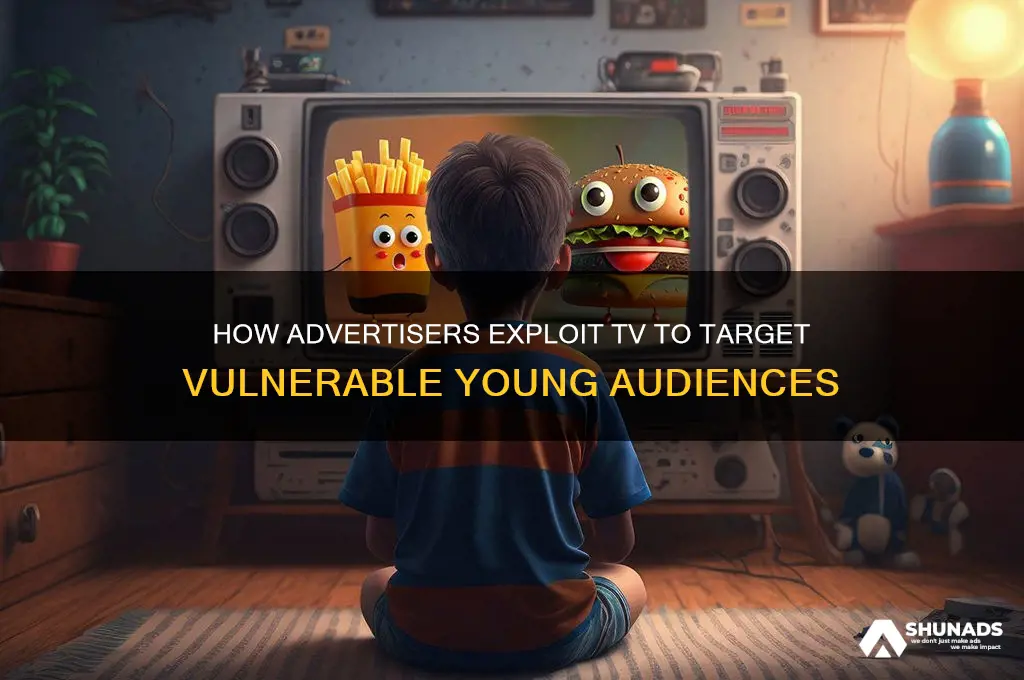 how kids are targeted by advertisers using television