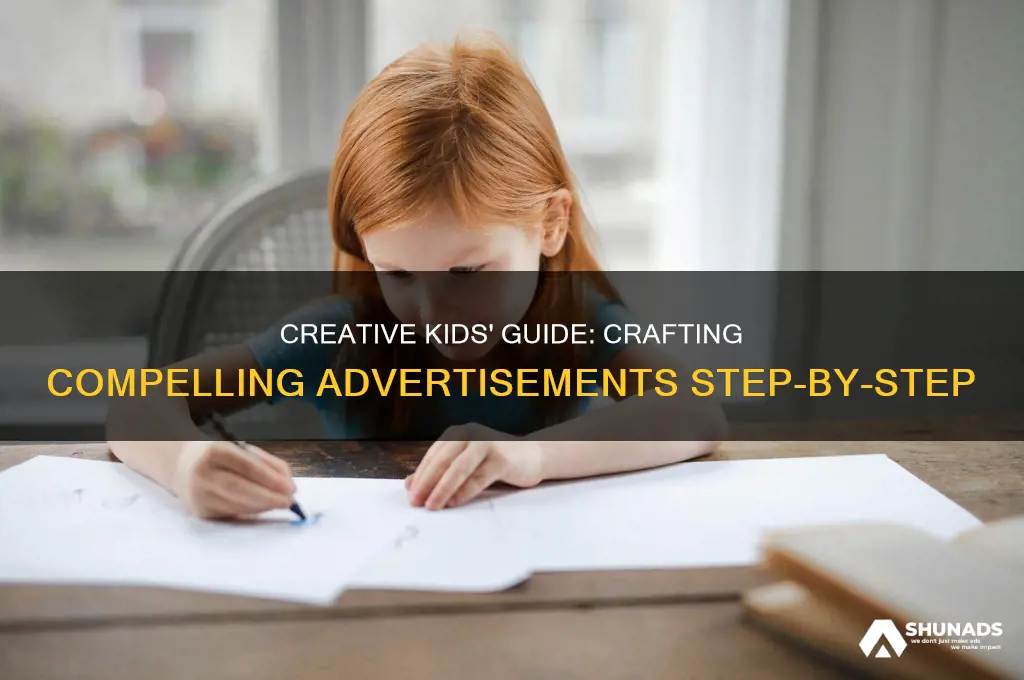 how kids can write an advertisement