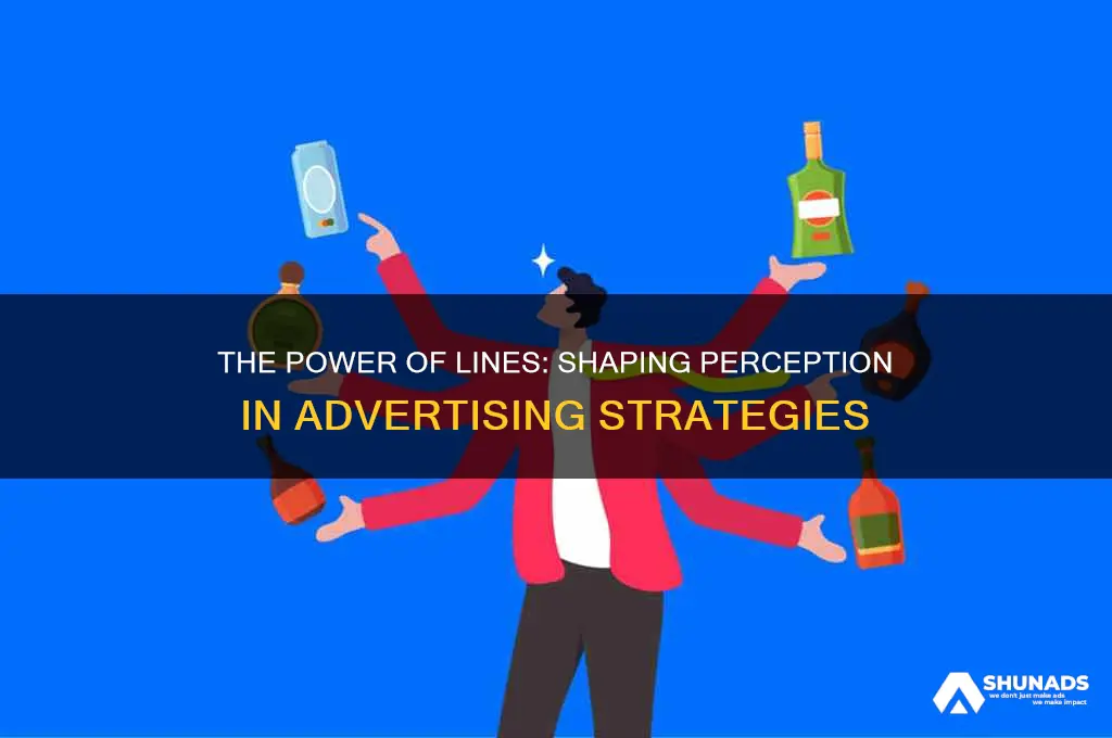 how lines are used in advertising
