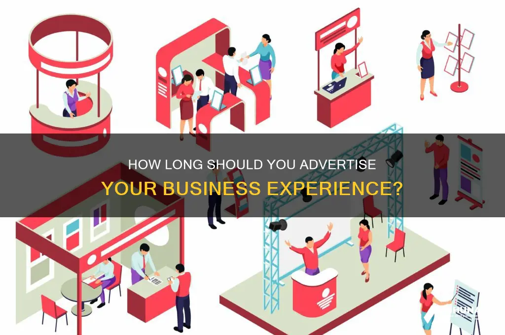 how long can i advertise haveing been in business