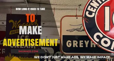 The Time-Consuming Art of Crafting Vintage Advertisements: A Historical Perspective