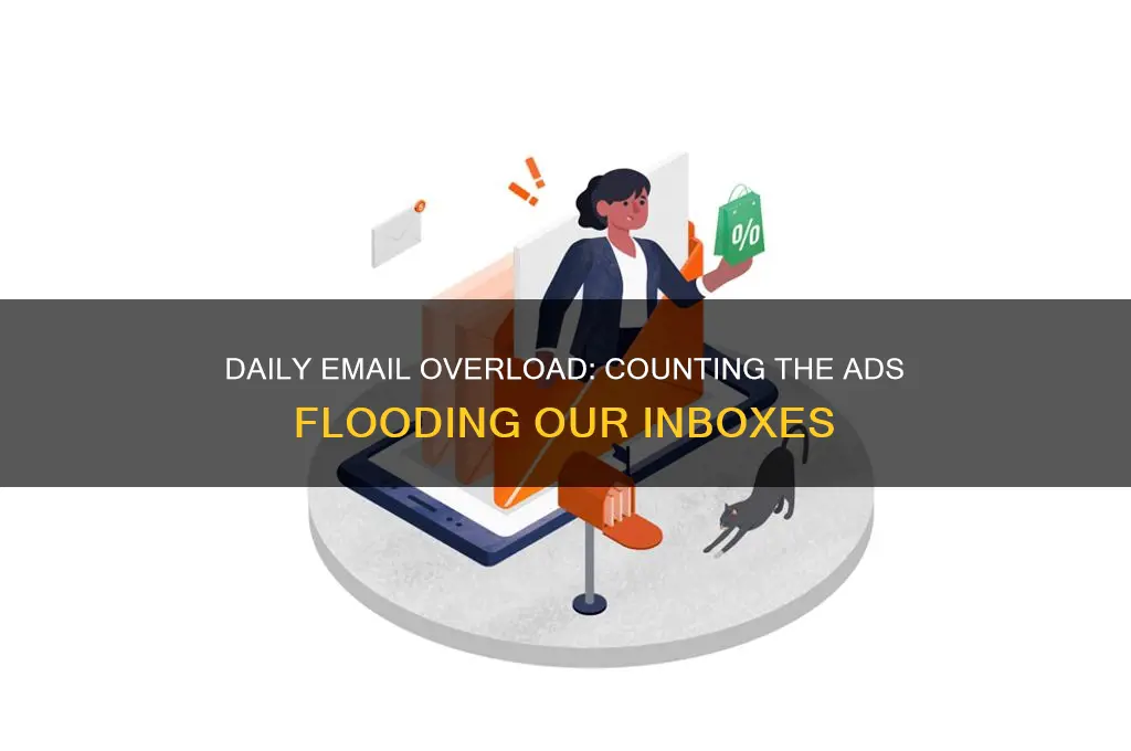 how many advertising emails do we get a day