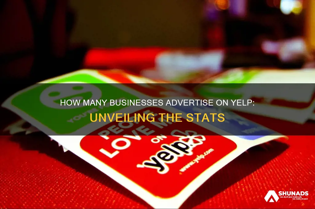 how many businesses advertise on yelp