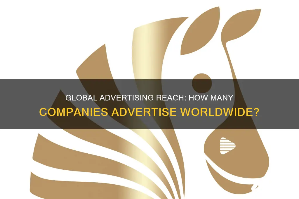 how many companies advertise worldwide