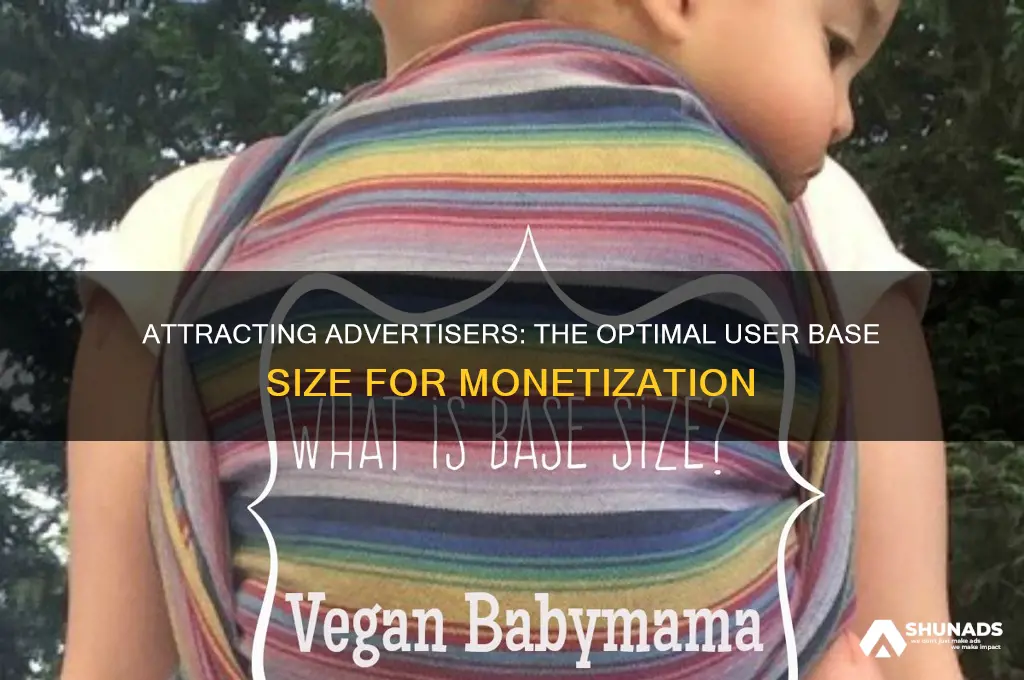 how many users do you need to get advertisers