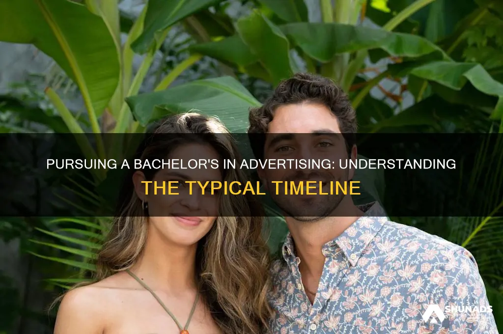 how many years to get bachelor in advertising