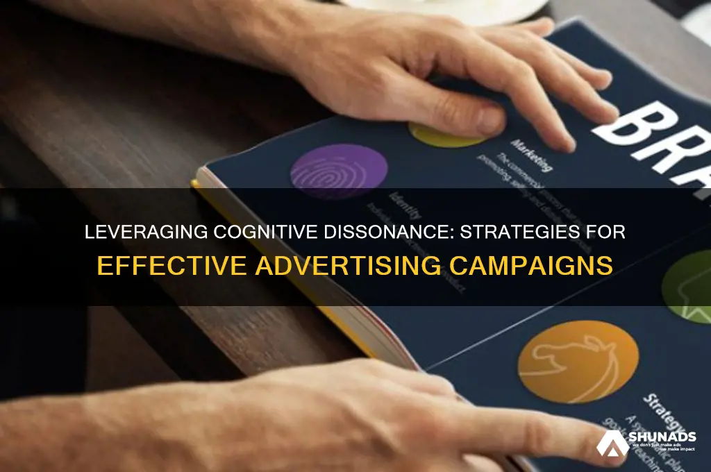 how might advertisers use the cognitive dissonance principle