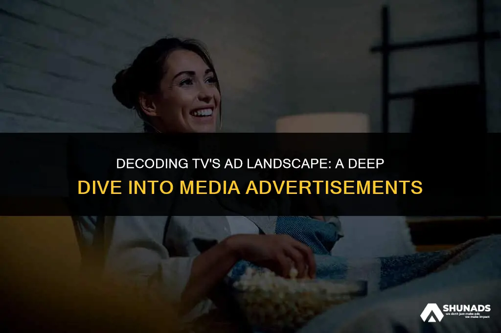 how much of media advertisements are on tv