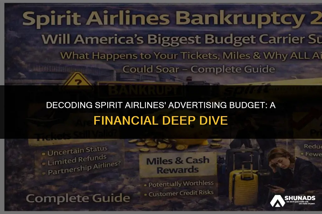 how much on advertising does spirit pay