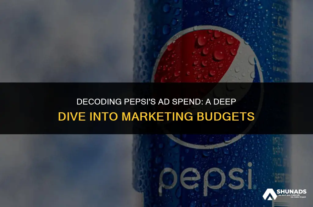 how much pepsi spend on advertising