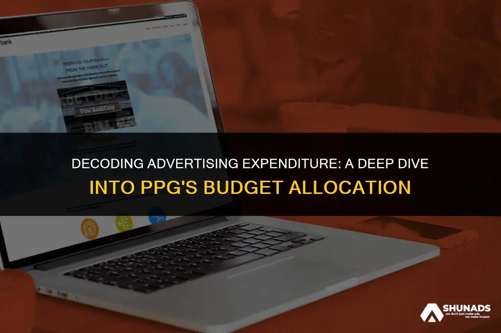 how much ppg spend on advertising