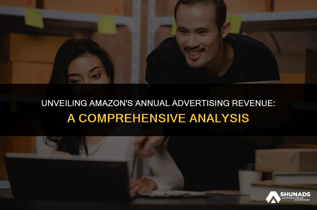 how much revenue does amazon make a year from advertising
