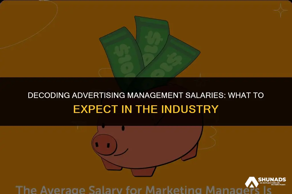 how much salary for an advertising management