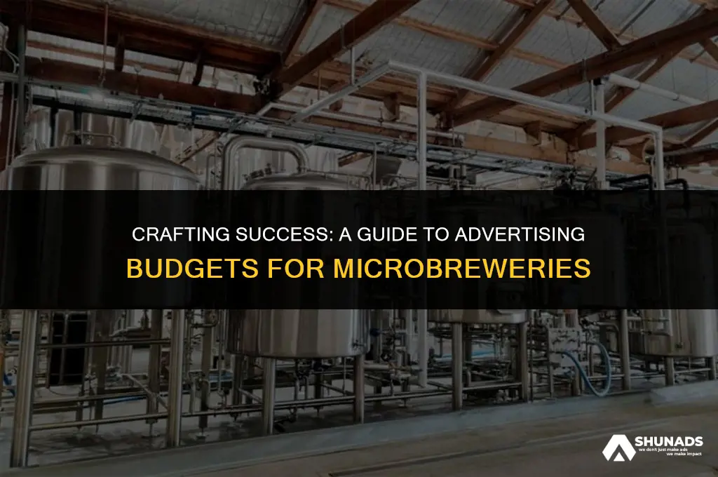 how much should a micro brewery spend on advertising