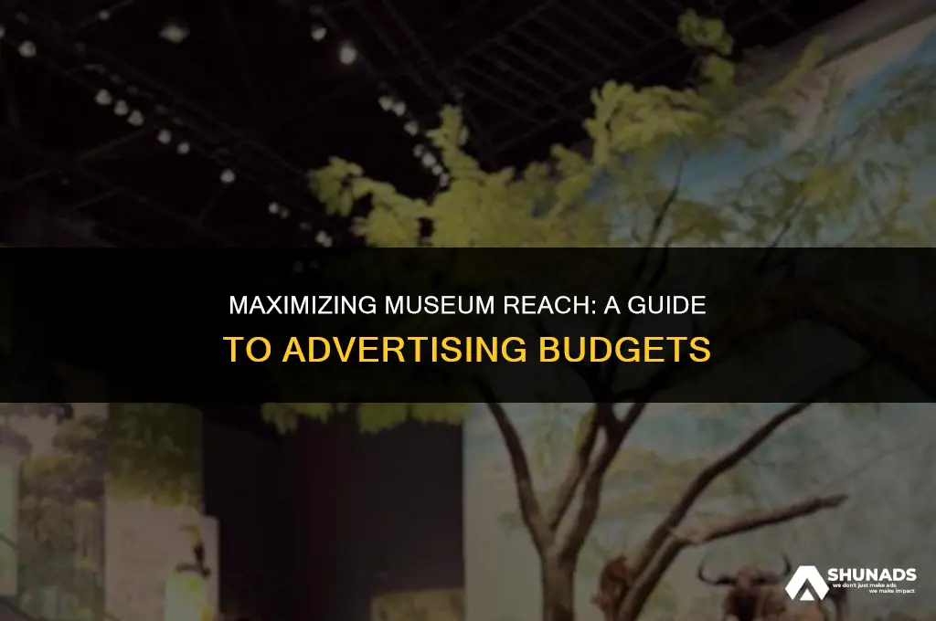 how much should a museum spend on advertising