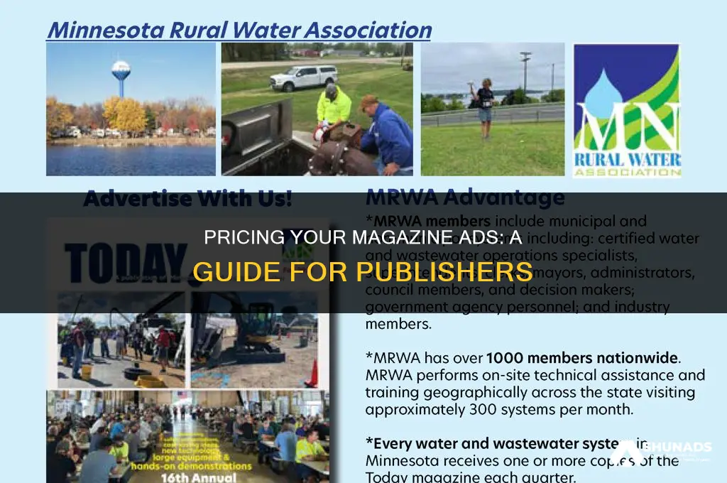 how much should i charge for advertising in my magazine
