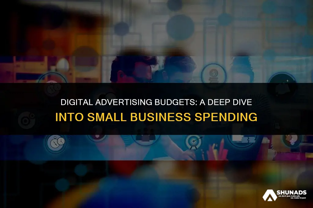 how much small business spend on digital advertising