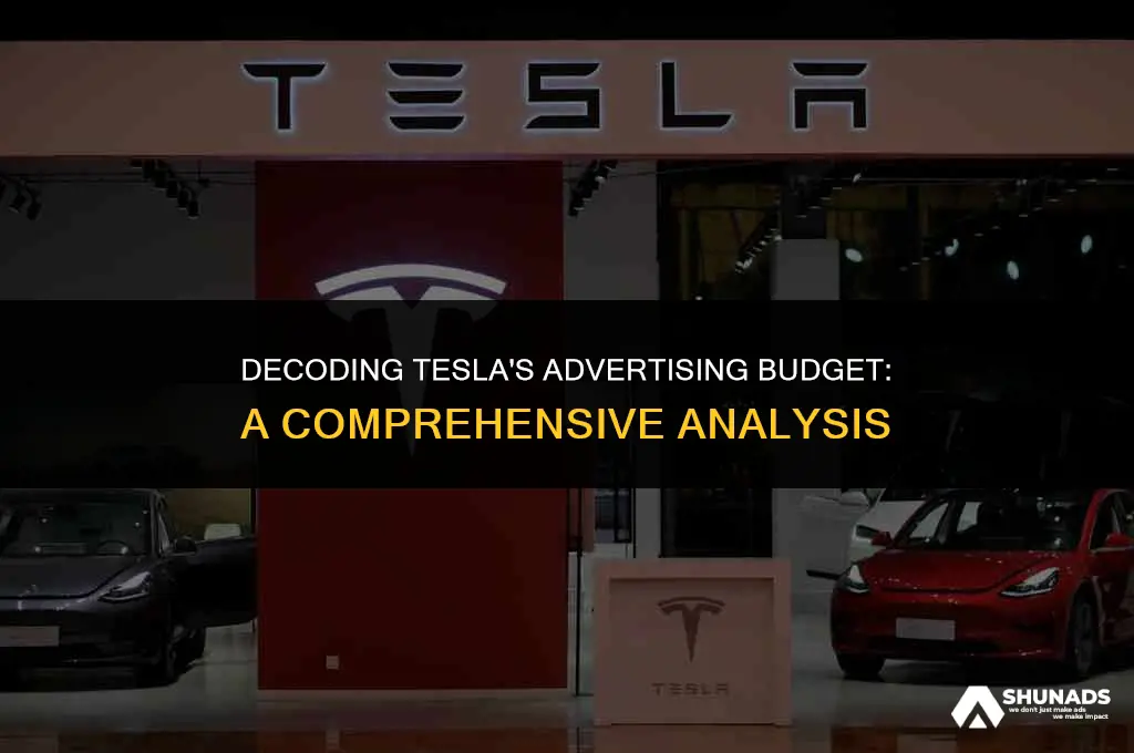 how much tesla spend on advertising