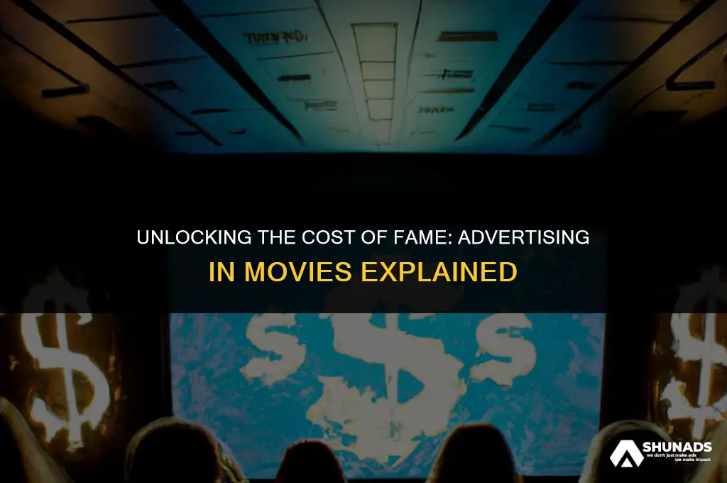 how much ti advertise in an actual movie