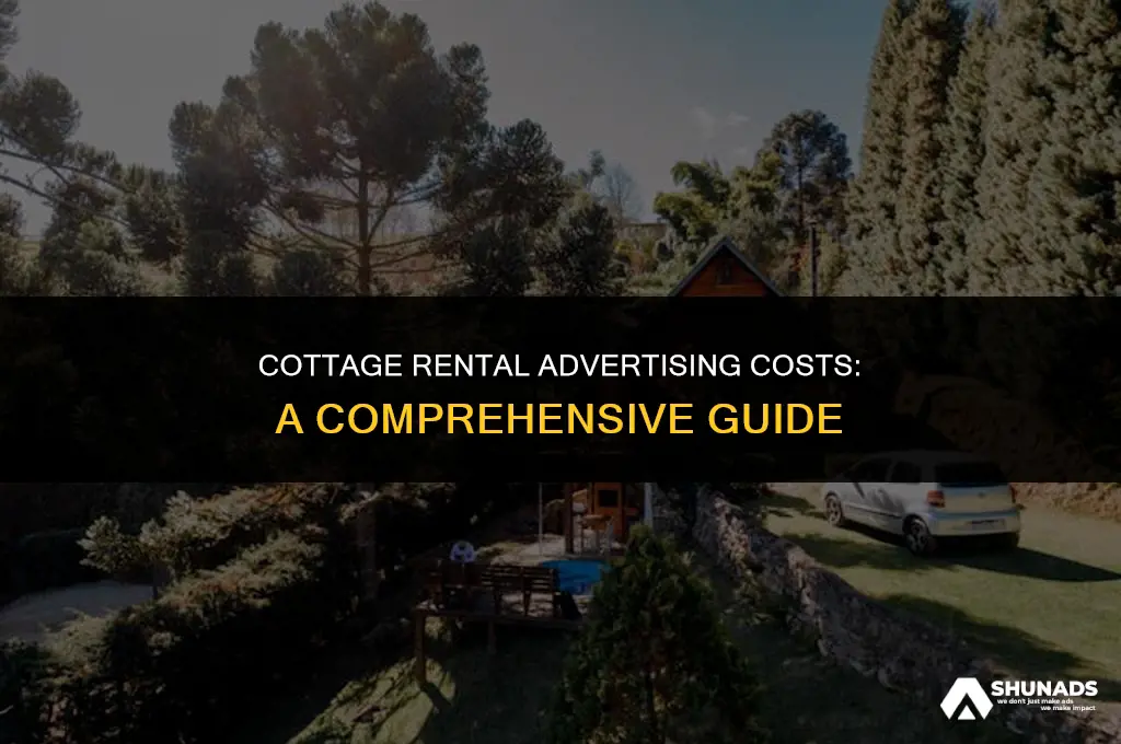 how much to advertise a cottage to rent
